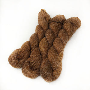 Pecan - Alpaca Linen Silk DK weight 2 Ply