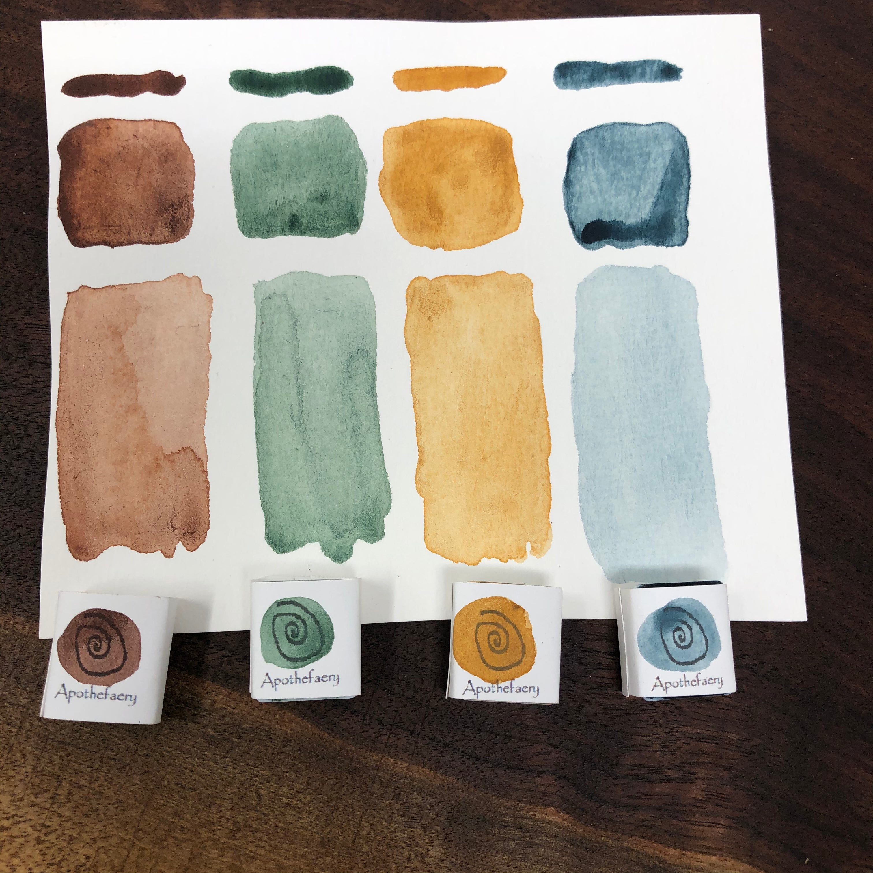 Gaia  - earth pigments set, watercolors