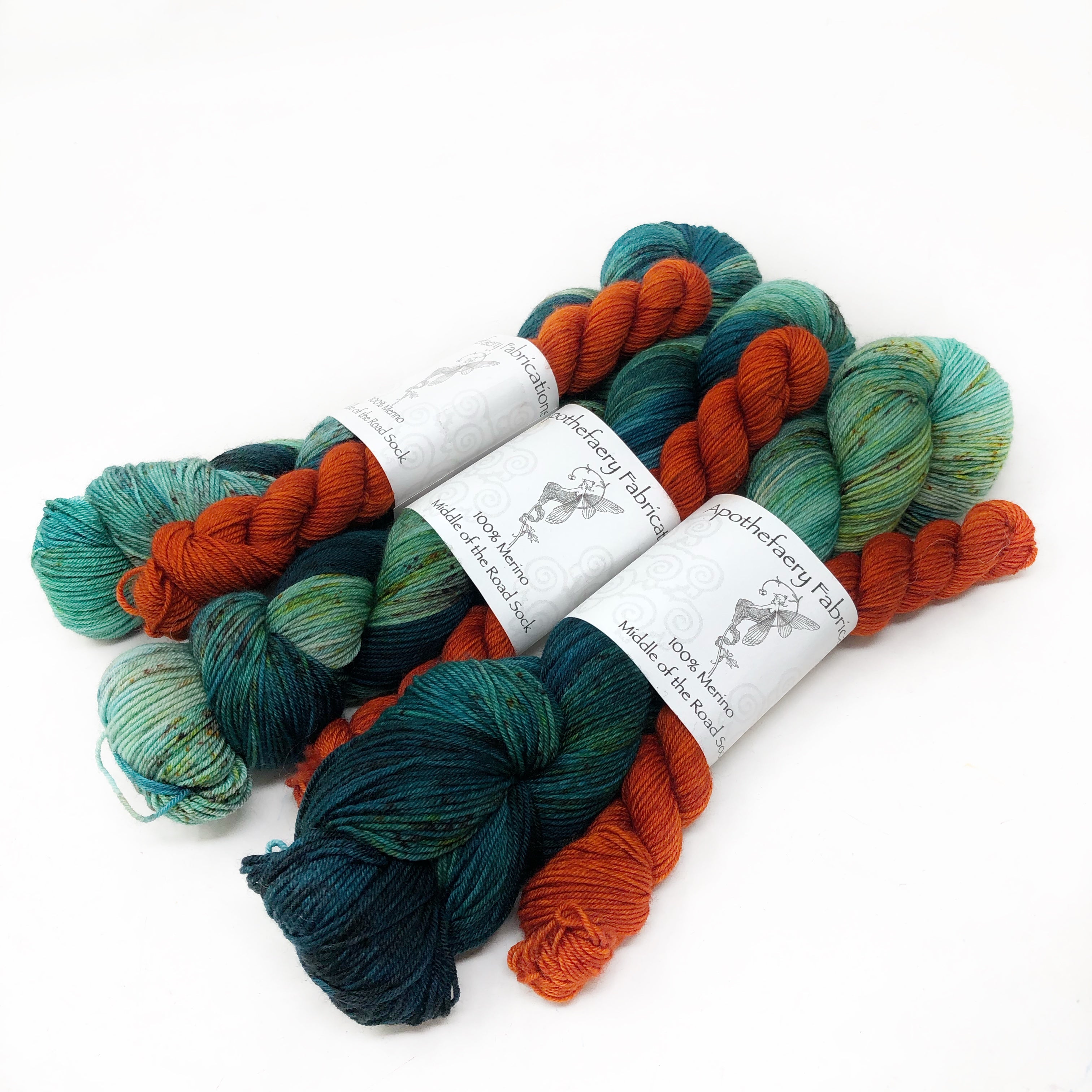Tidepool - sock yarn with mini