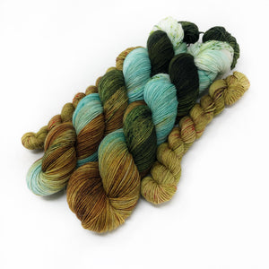 Spanish Moss - sock yarn with mini