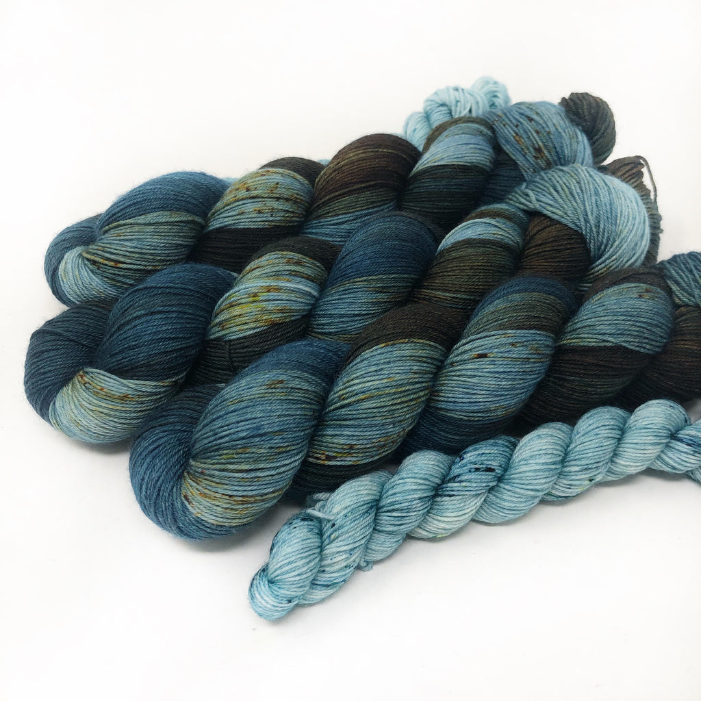 Seaweed - sock yarn with mini