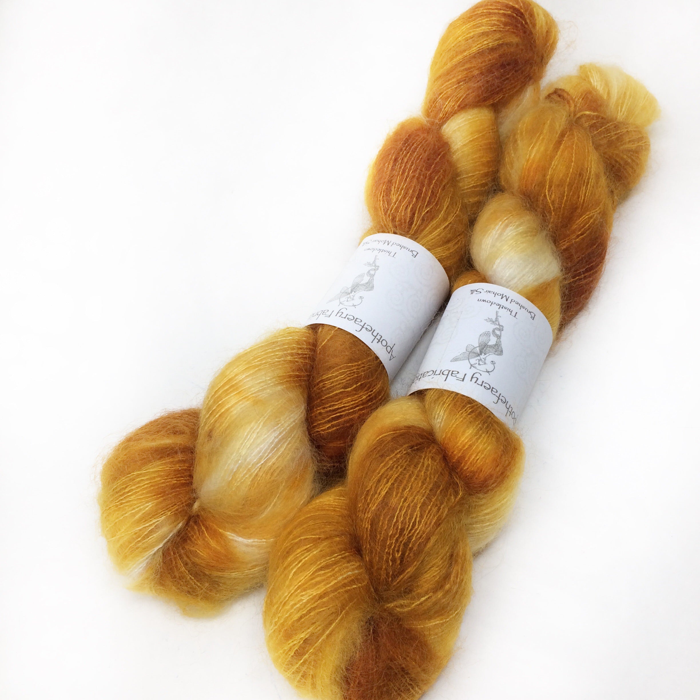 Ray of Sunshine - brushed mohair and silk laceweight