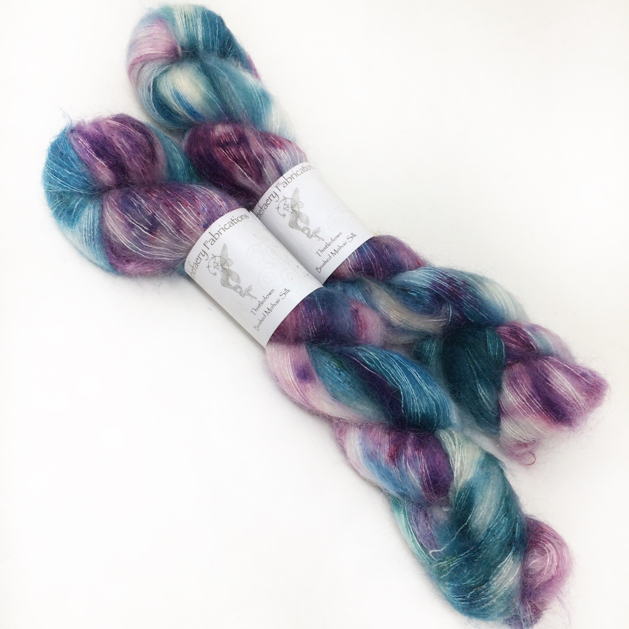 Lilac Breeze - brushed mohair and silk laceweight